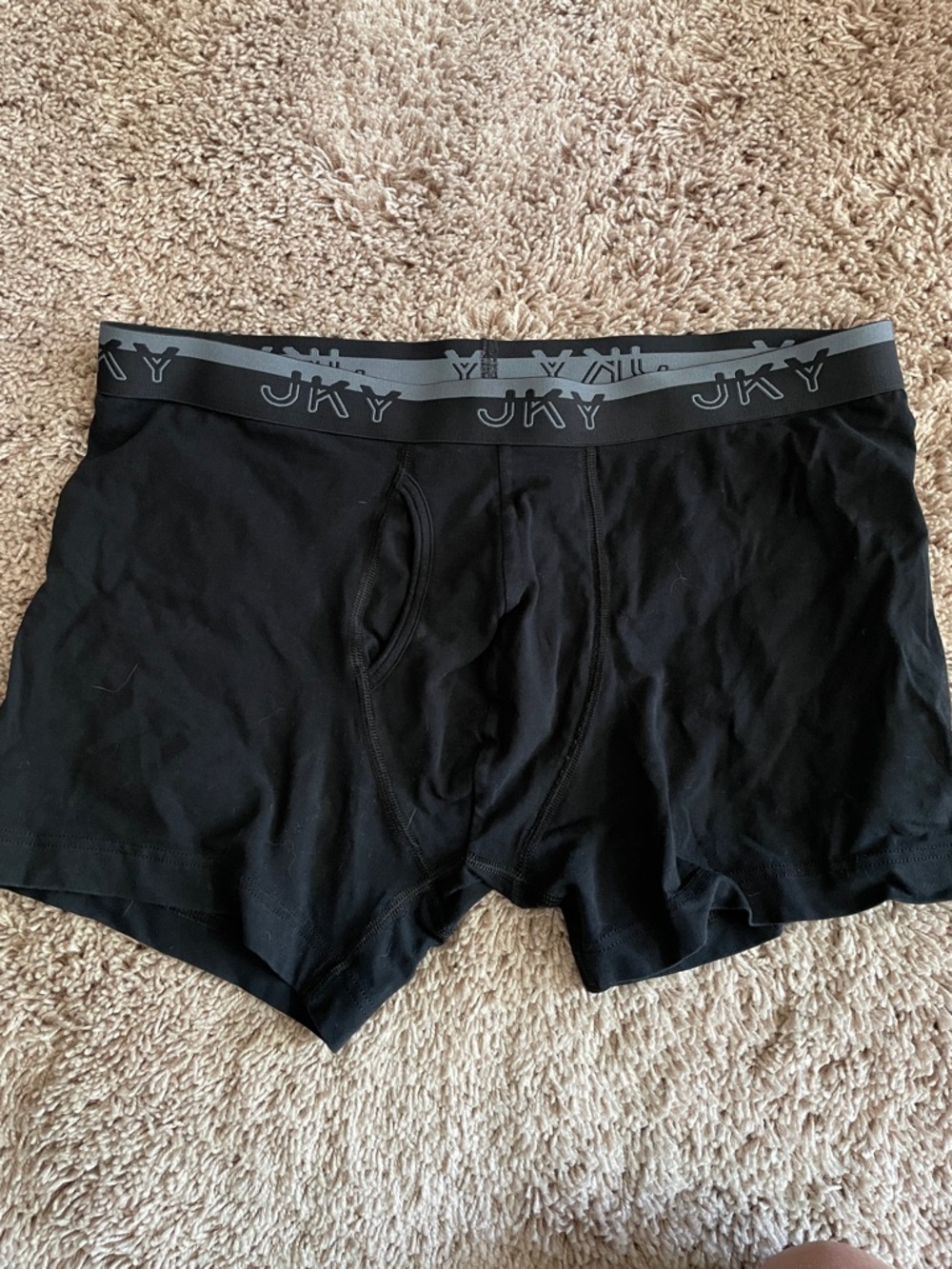 Gently worn Jockey  Black Boxer Briefs size large